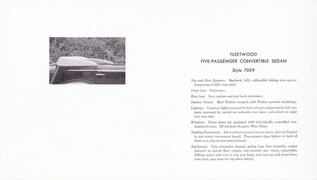 1937 Cadillac Fleetwood Portfolio Page 8